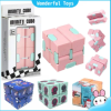 Wonderful Toys Magic Fidget Cube Infinite Cube Toy Sensory Stress Relief Decompression Cube Toys for Adults Kids