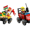 Lego City Pizza Vs. Fire Truck 70pcs Building Blocks