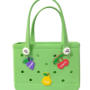 Green Big Water Proof Silicon Tote Bag
