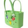 Green Big Water Proof Silicon Tote Bag