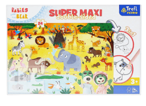 Trefl Babies And The Bear Primo Super Maxi Double-Sided 3-in-1 Jigsaw Puzzles