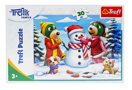 Trefl Winter Fun With The Treflik Family 30pcs Jigsaw Puzzles