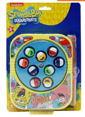 SpongeBob SquarePants Fishing Game Yellow Playset
