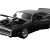Rastar 64420 R/C 1:36 1970 Dodge Charger R/T With Engine Die-cast