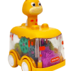 Orange Press And Go Gear Car With Light
