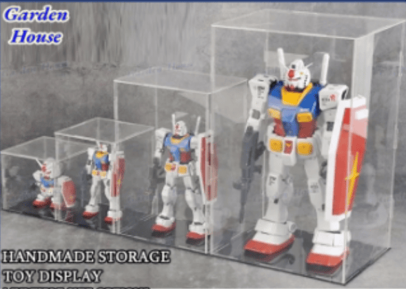 Transparent acrylic display box large 20*15*15CM 8pcs