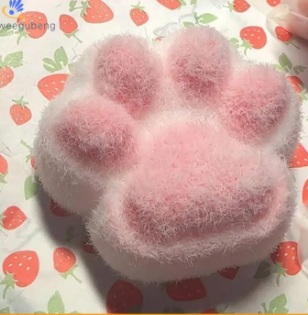 1pcs Squeeze Toy Squeeze Cat Paw Toys Abreact Soft Relief Relax Toys Funny Gift Sticky Pinching and Decompressing Toy